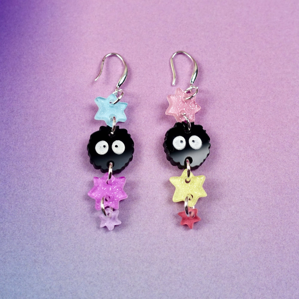 Spirited Away Soot Sprite Earrings