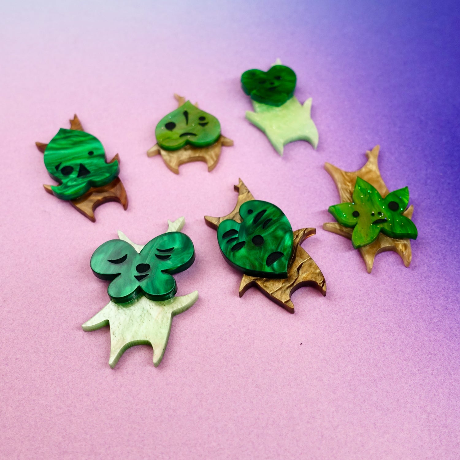 Cute Legend of Zelda Korok Brooches