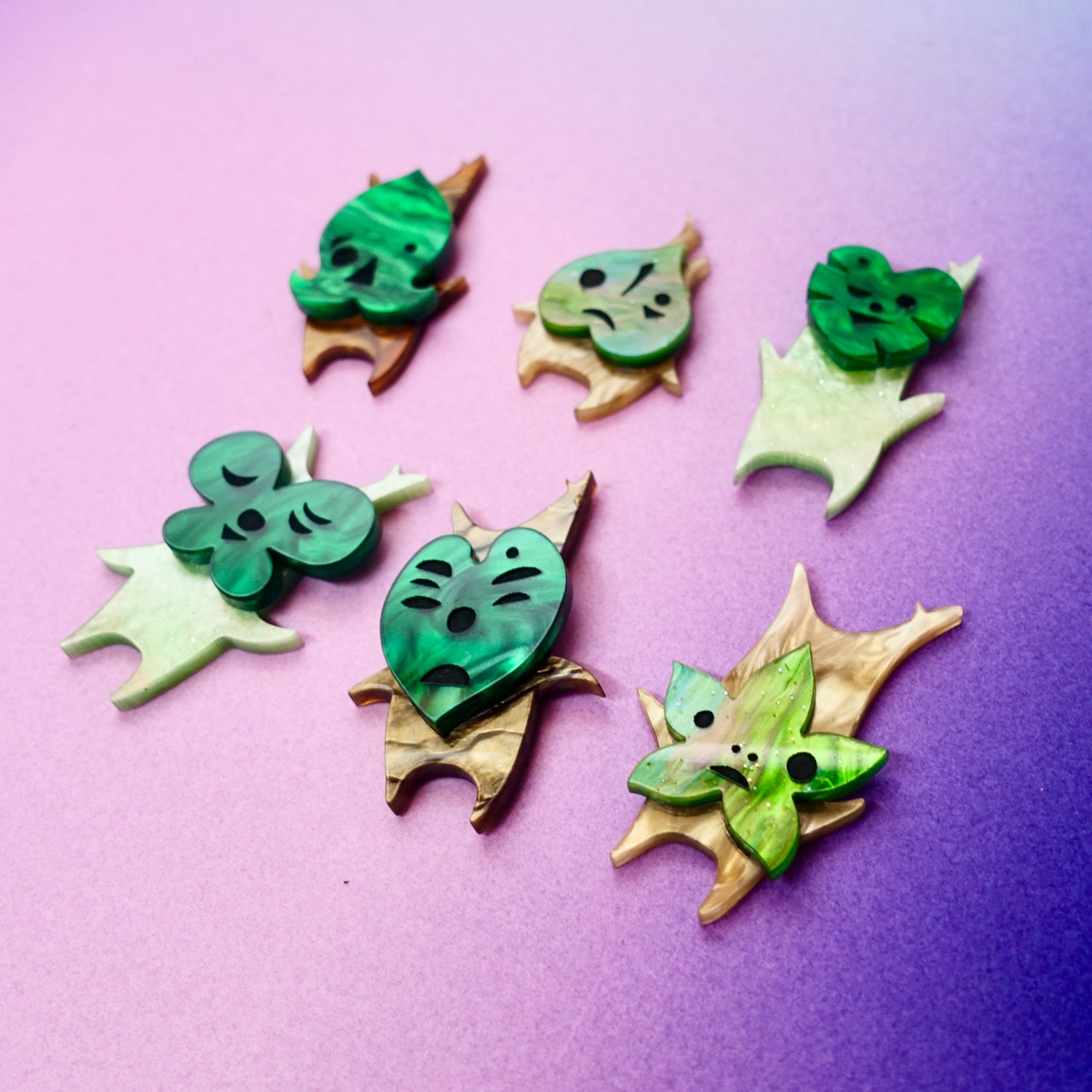 Cute Legend of Zelda Korok Brooches