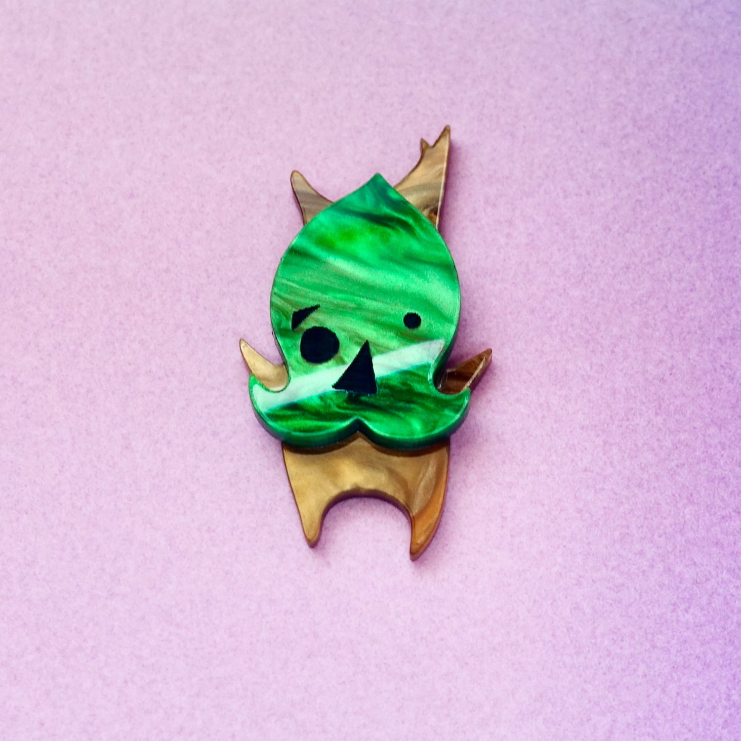 Cute Legend of Zelda Korok Acrylic Pin