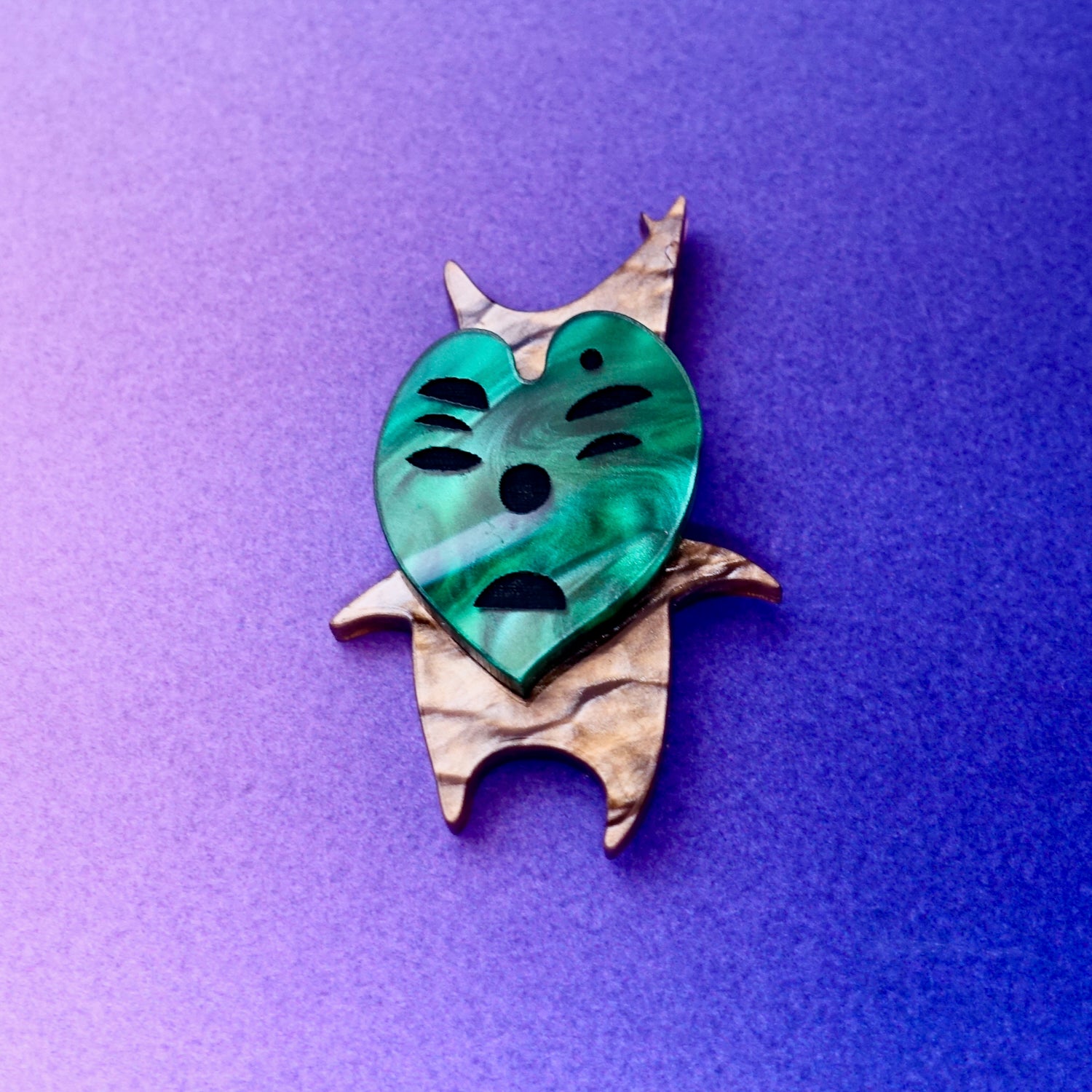 Cute Legend of Zelda Korok Acrylic Pin