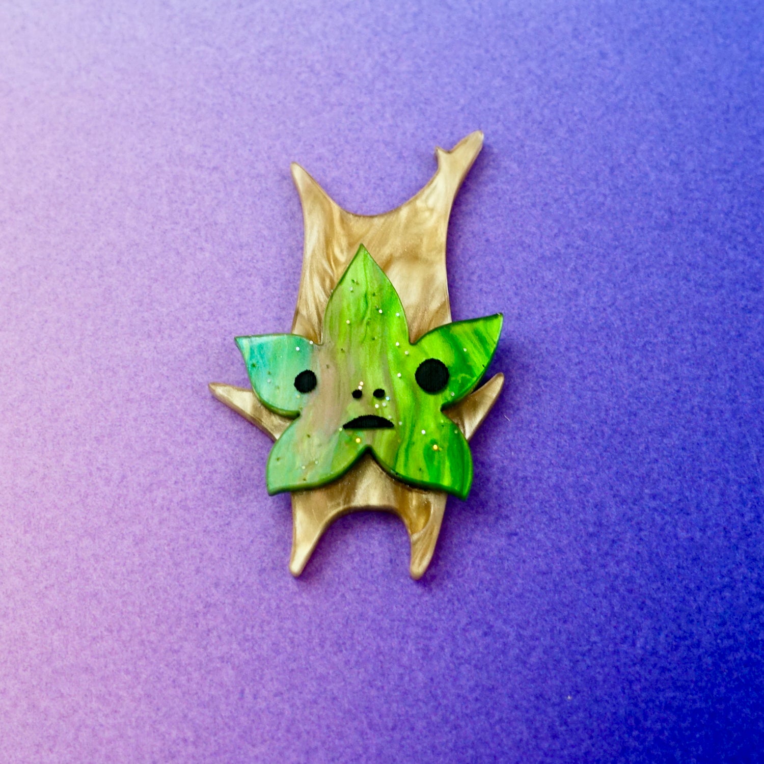 Cute Legend of Zelda Korok Acrylic Pin