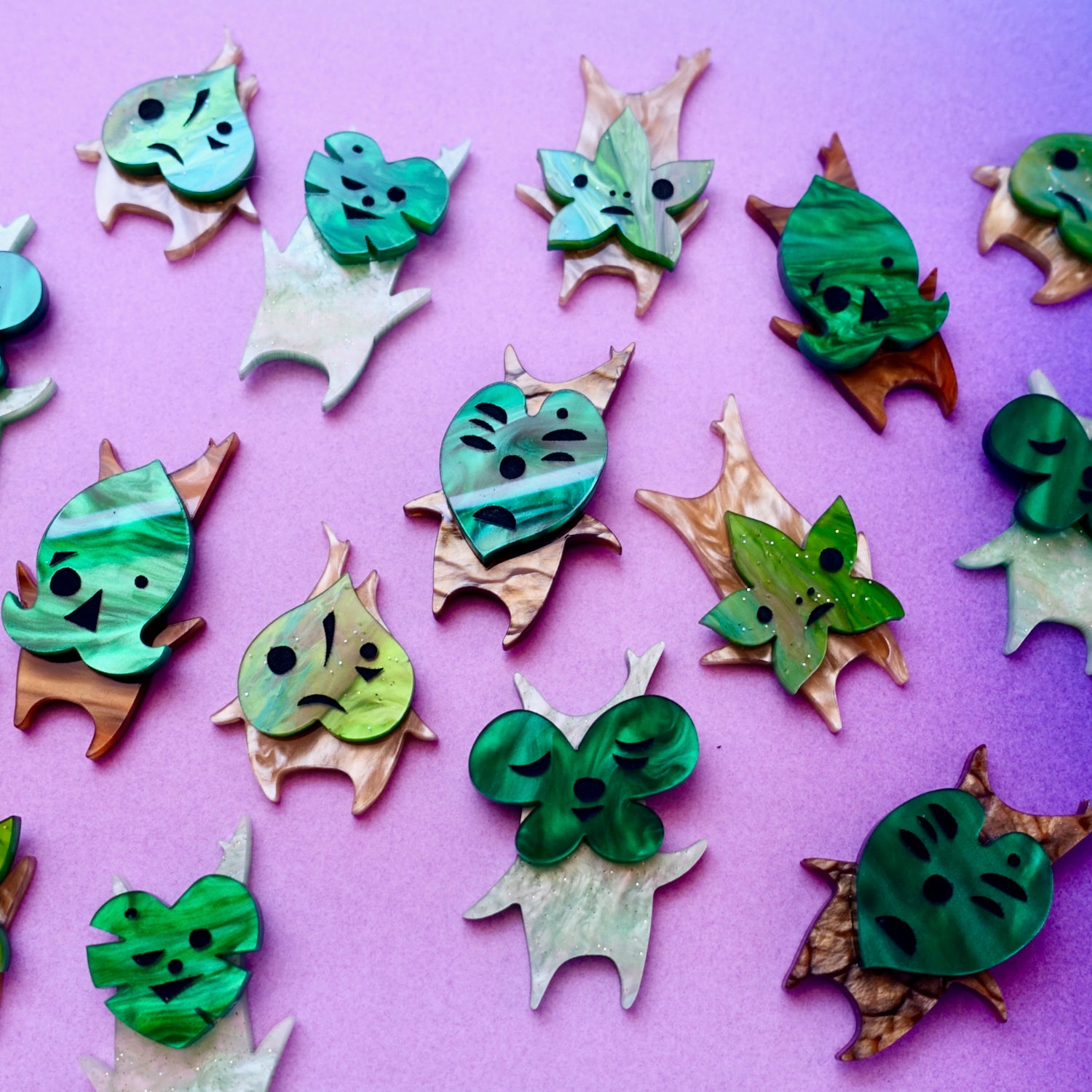 Cute Legend of Zelda Korok Brooches