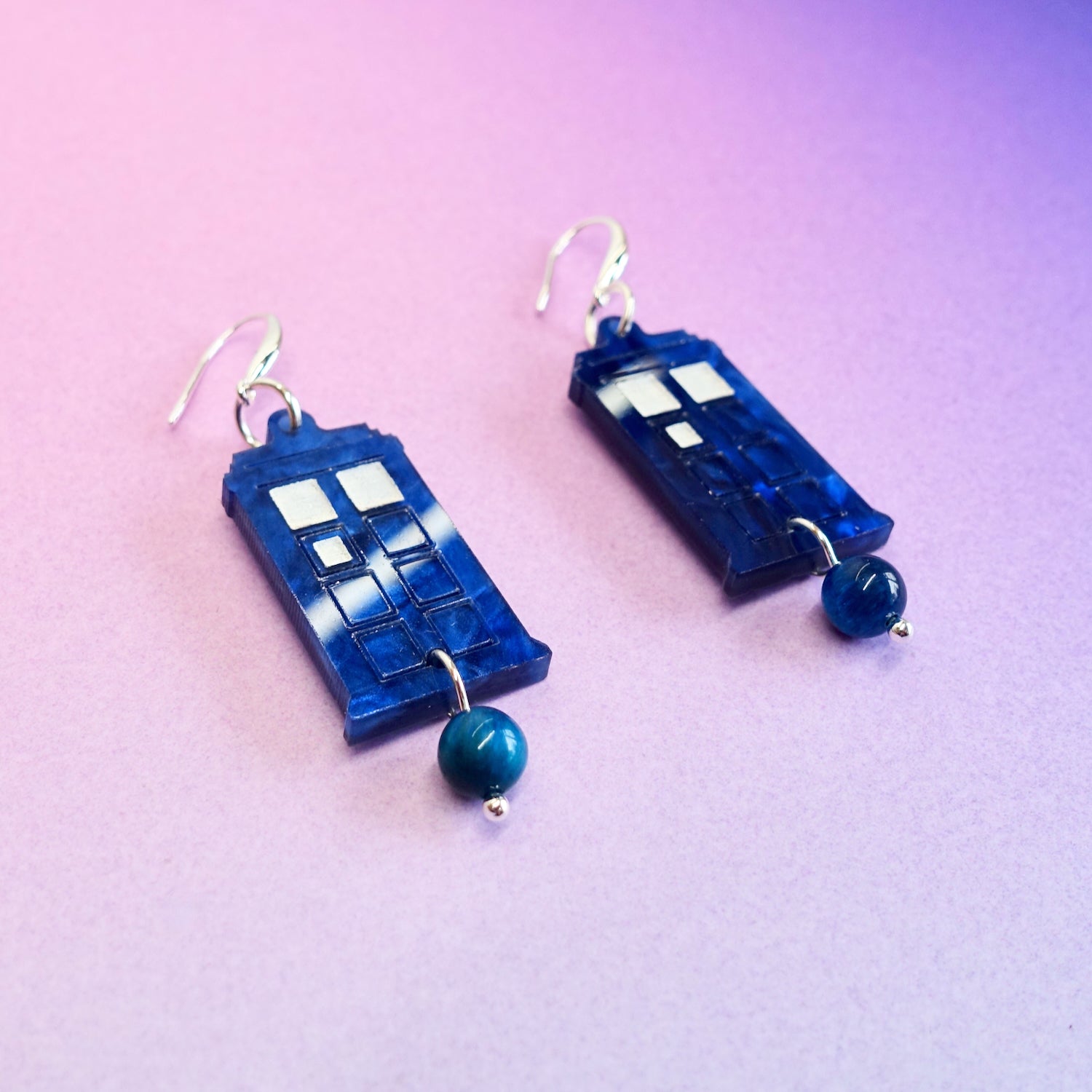 cute doctor who tardis earrings