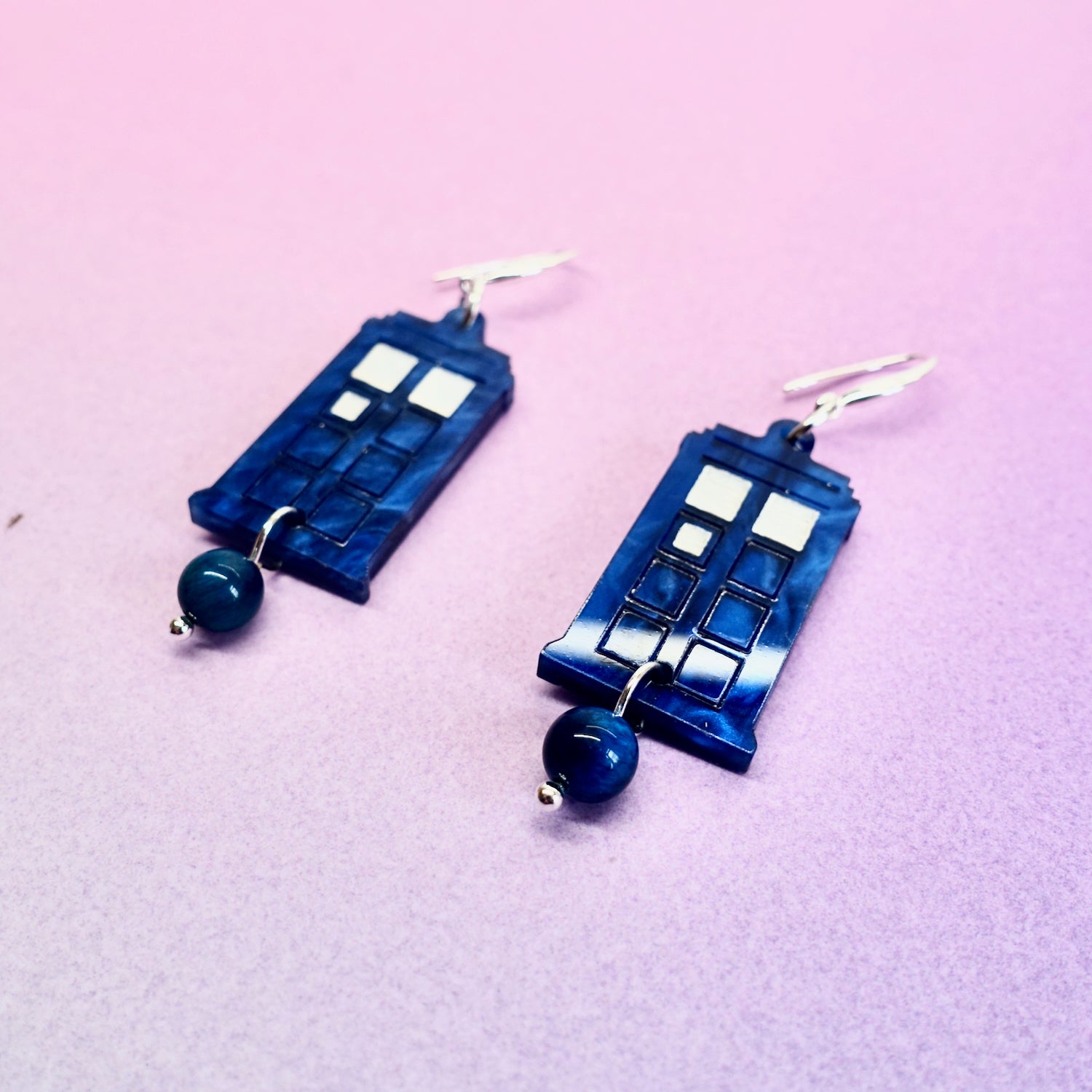 cute doctor who tardis earrings