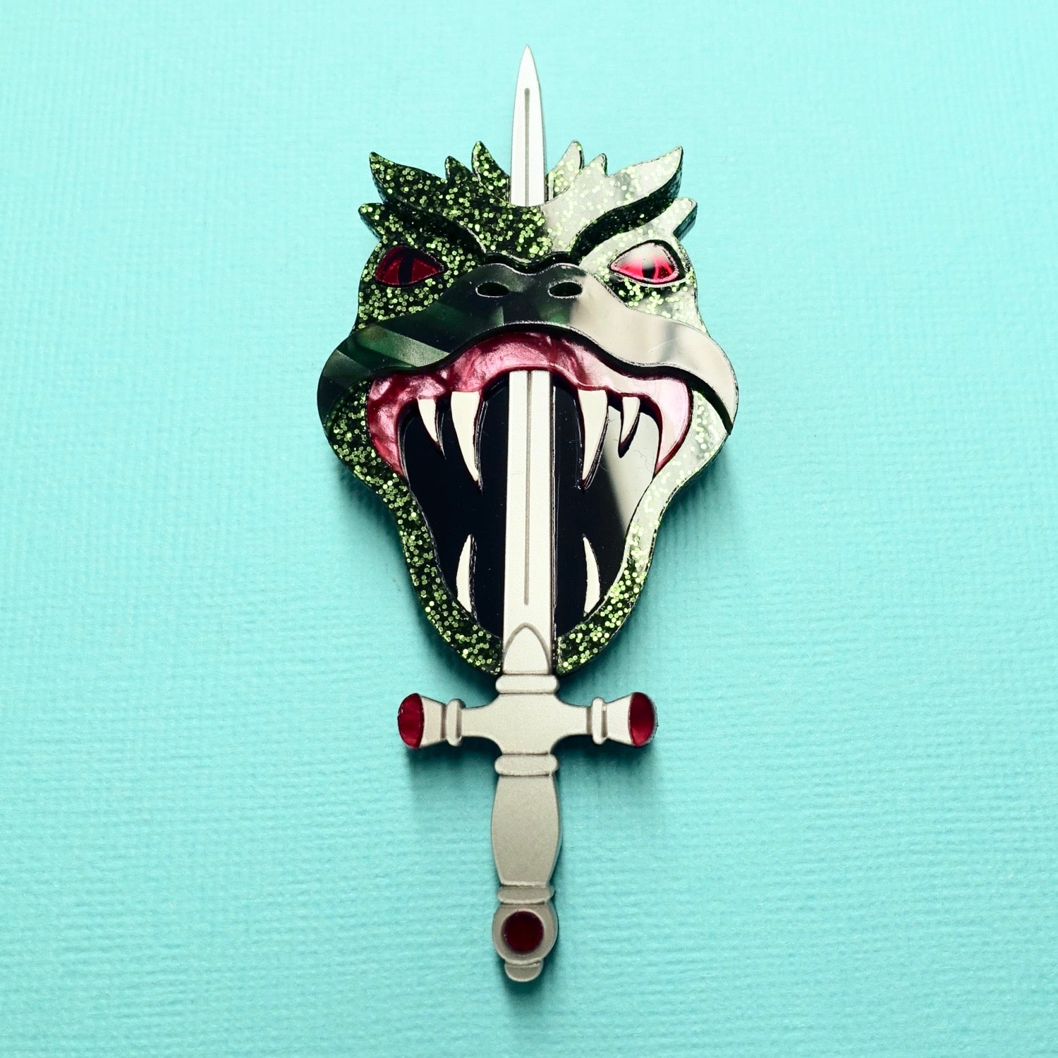 Basilisk Sword Brooch - edenki