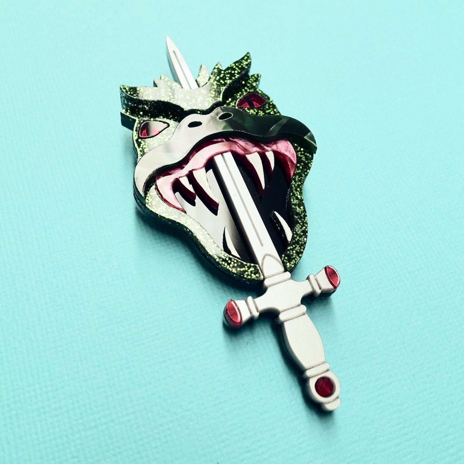 Basilisk Sword Brooch - edenki