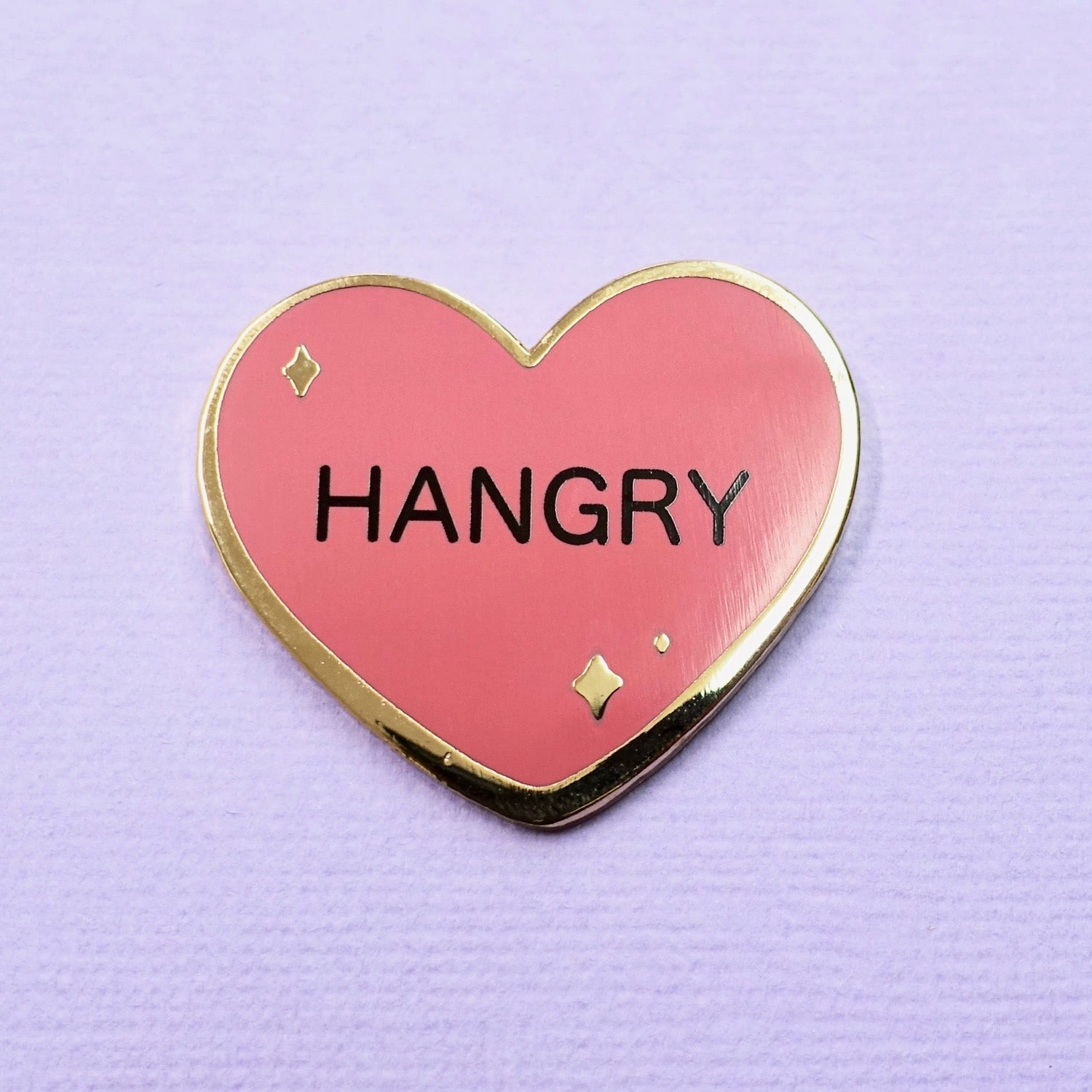 Candy Heart Enamel Pin - Hangry - edenki