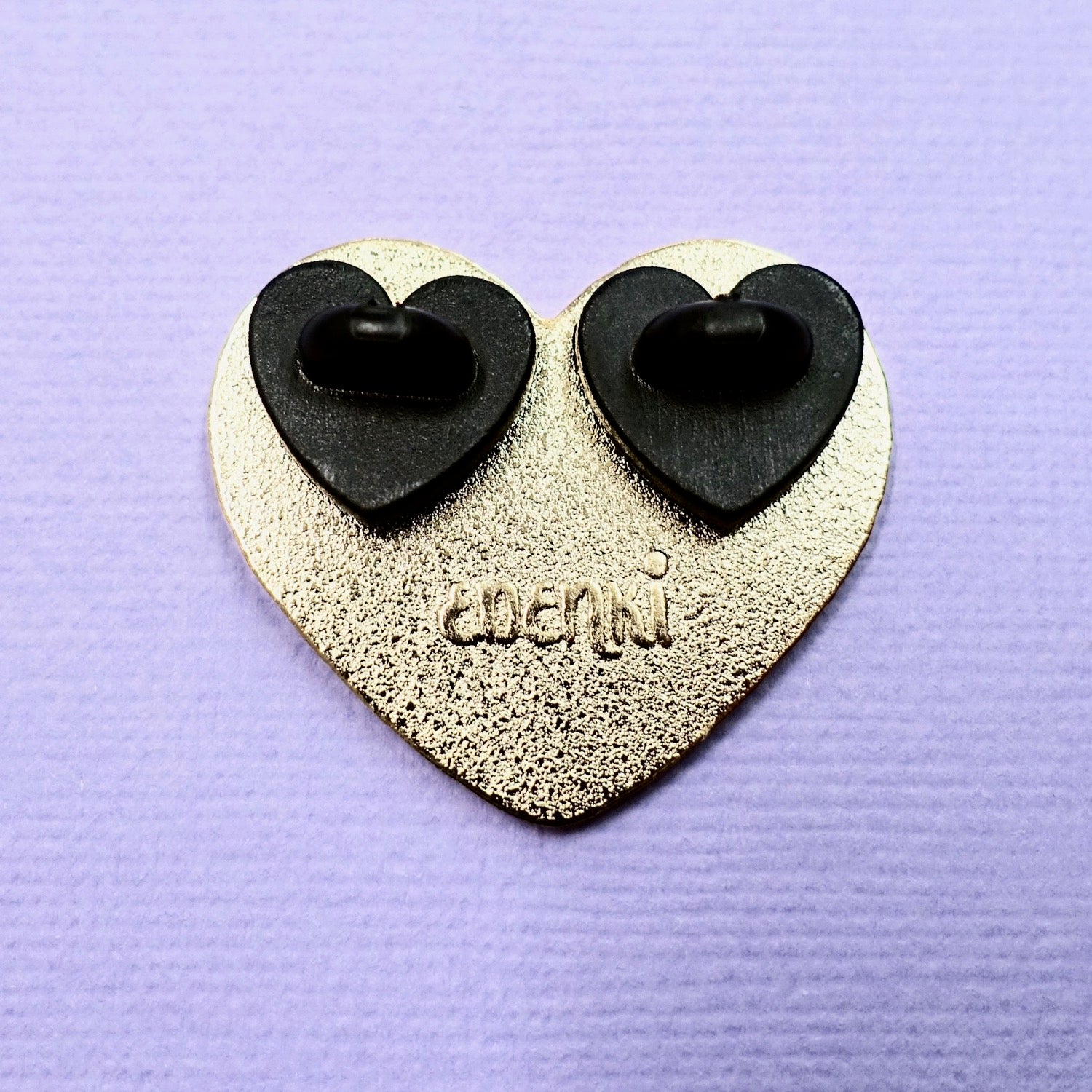 Candy Heart Enamel Pin - Allergic to Jerks - edenki